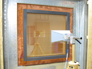 Cuprotect®-Abschirmfenster P7B-Scheibe / WK4-Rahmen